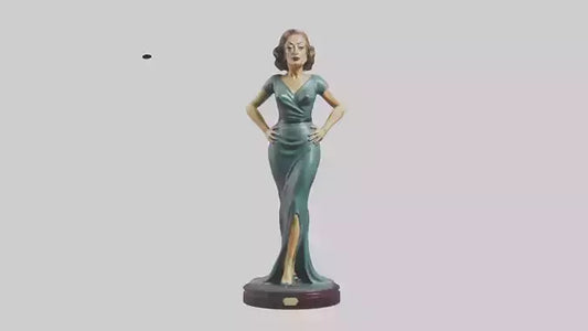 Joan Crawford statue model VR / AR / low-poly