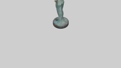 Joan Crawford statue model VR / AR / low-poly