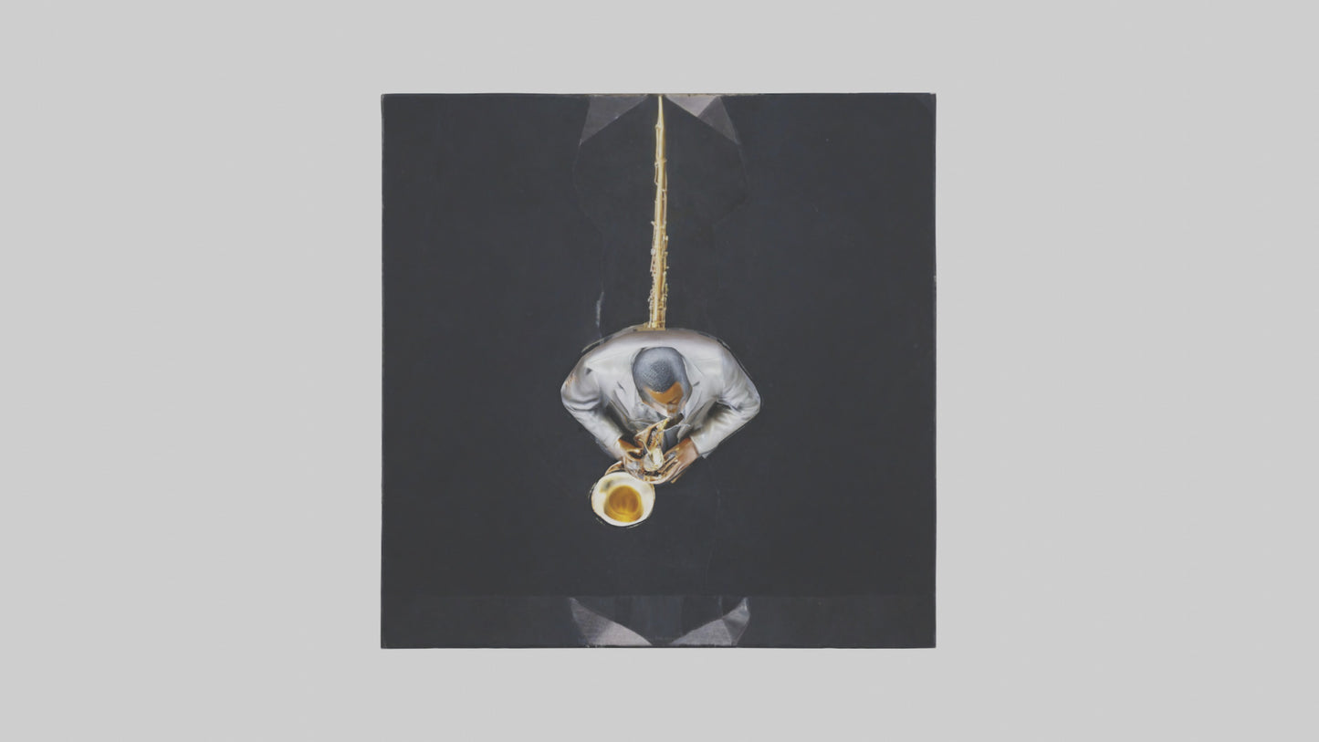 John Coltrane statue model VR / AR / low-poly