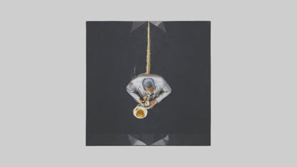 John Coltrane statue model VR / AR / low-poly