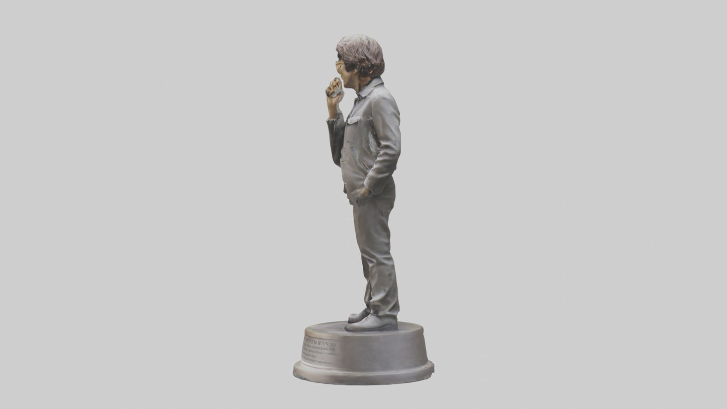 John Lennon statue model VR / AR / low-poly