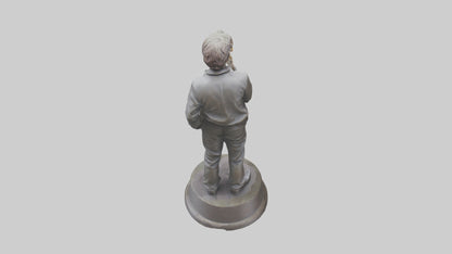 John Lennon statue model VR / AR / low-poly