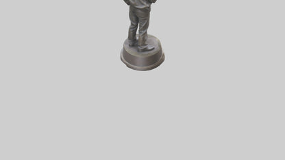 John Lennon statue model VR / AR / low-poly