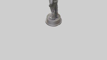 John Lennon statue model VR / AR / low-poly