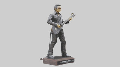 Johnny Cash statue model VR / AR / low-poly