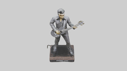 Johnny Cash statue model VR / AR / low-poly