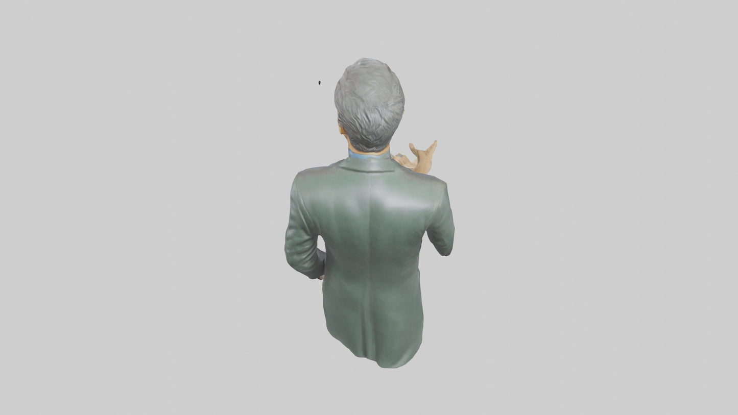 Jon Stewart statue model VR / AR / low-poly