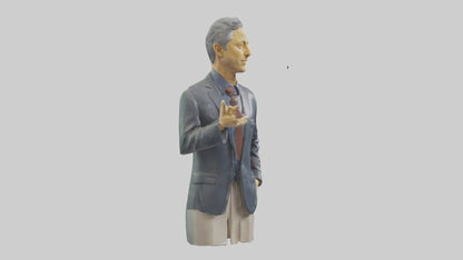 Jon Stewart statue model VR / AR / low-poly
