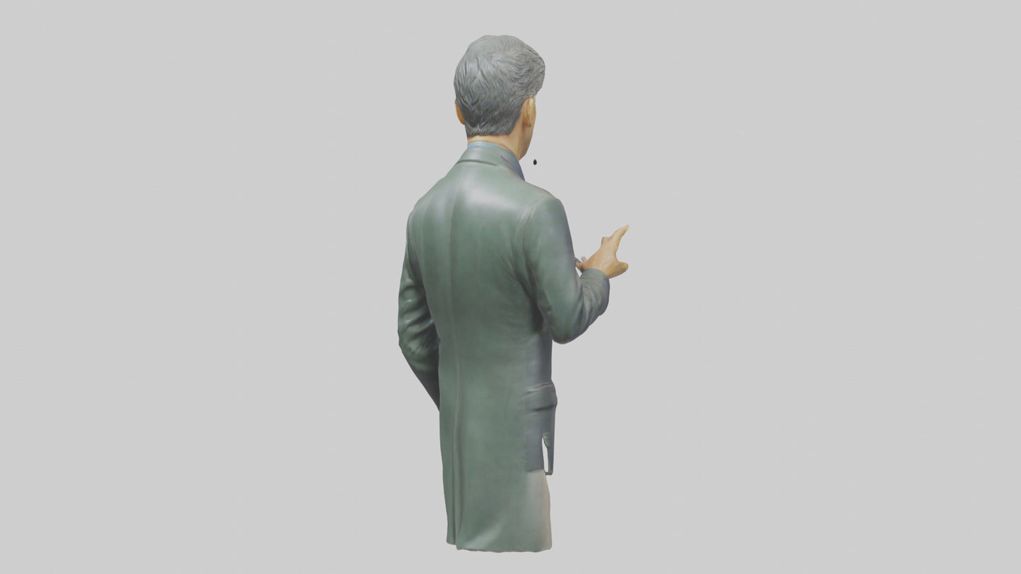 Jon Stewart statue model VR / AR / low-poly