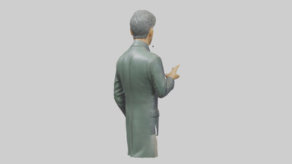 Jon Stewart statue model VR / AR / low-poly
