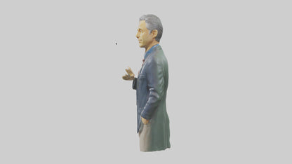 Jon Stewart statue model VR / AR / low-poly