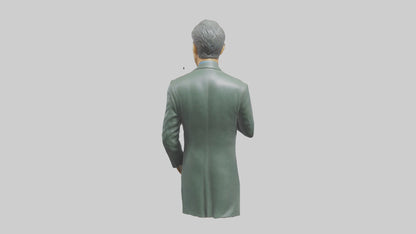 Jon Stewart statue model VR / AR / low-poly