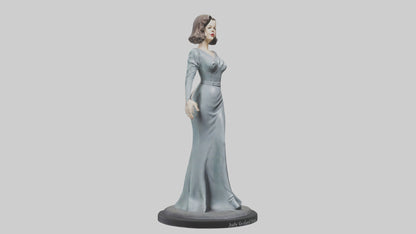 Judy Garland statue model VR / AR / low-poly