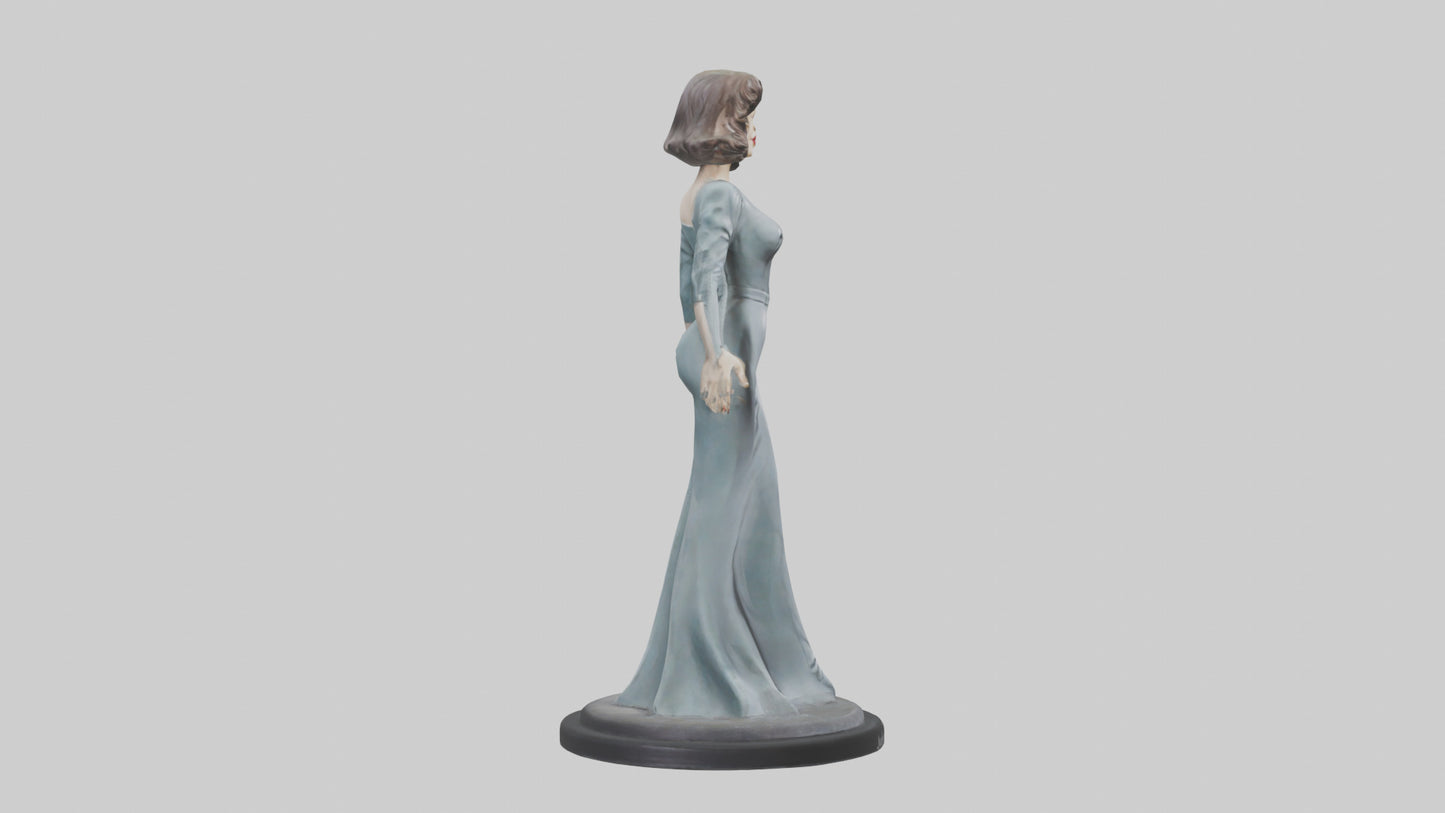 Judy Garland statue model VR / AR / low-poly