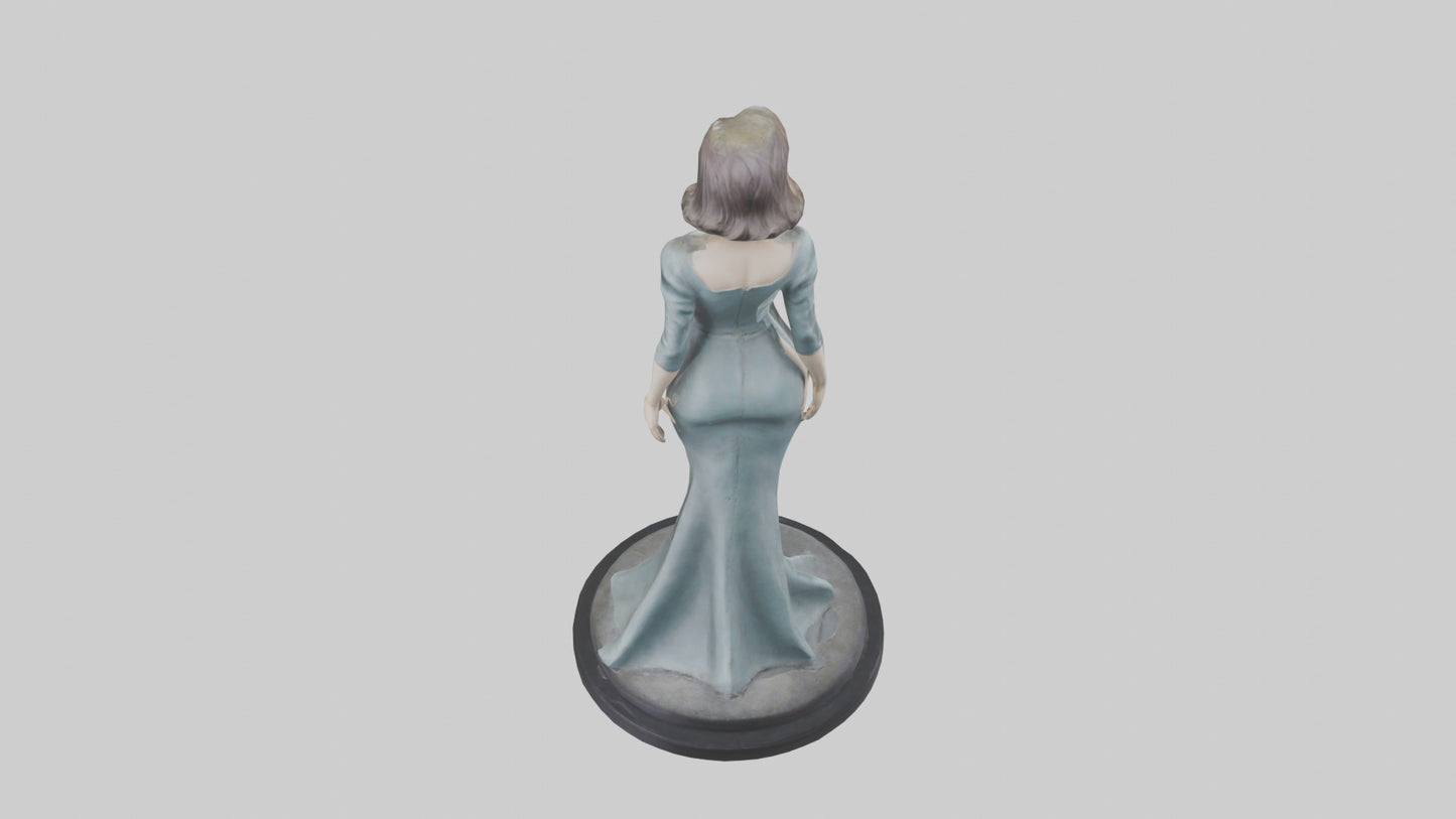 Judy Garland statue model VR / AR / low-poly