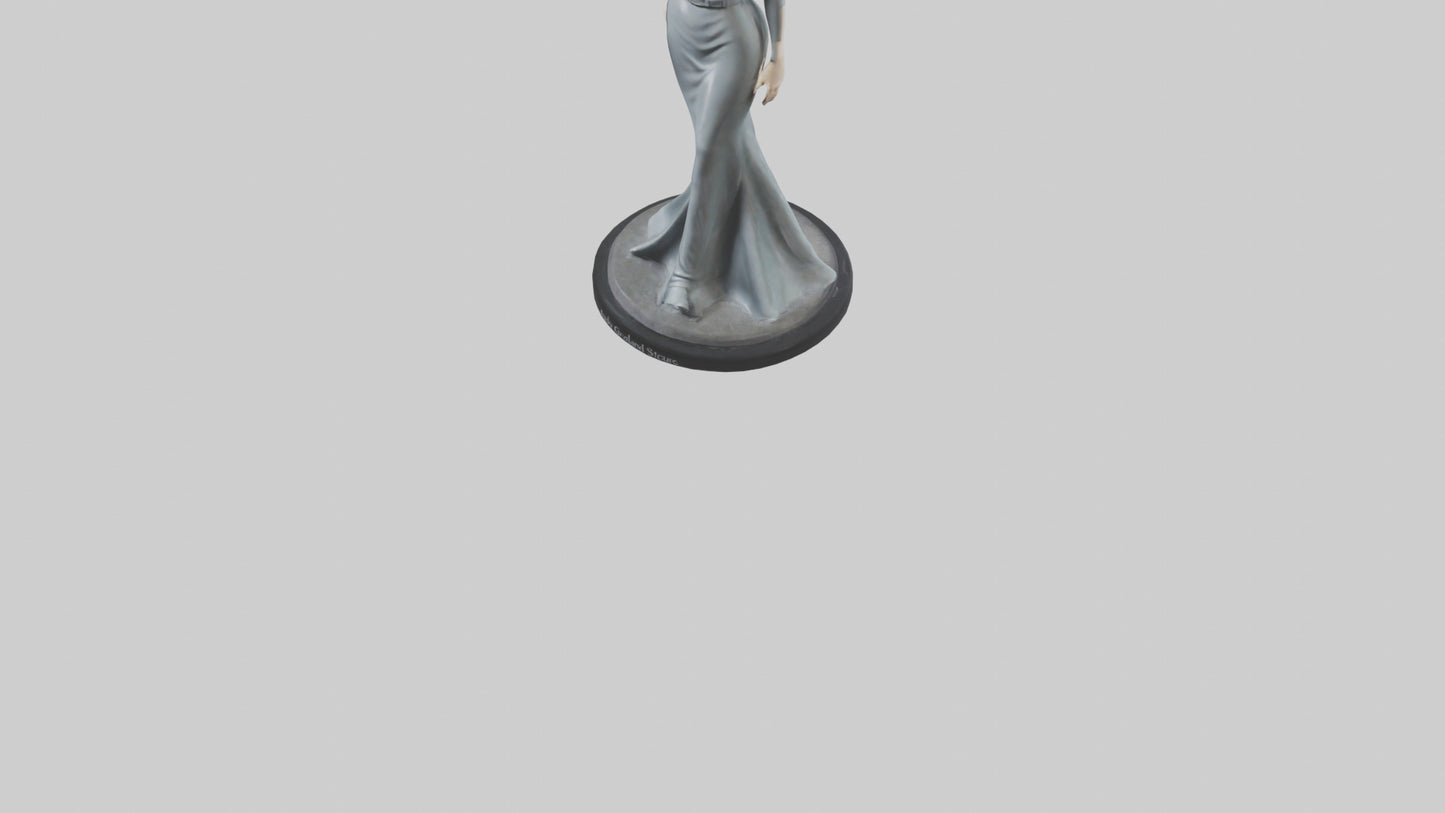 Judy Garland statue model VR / AR / low-poly