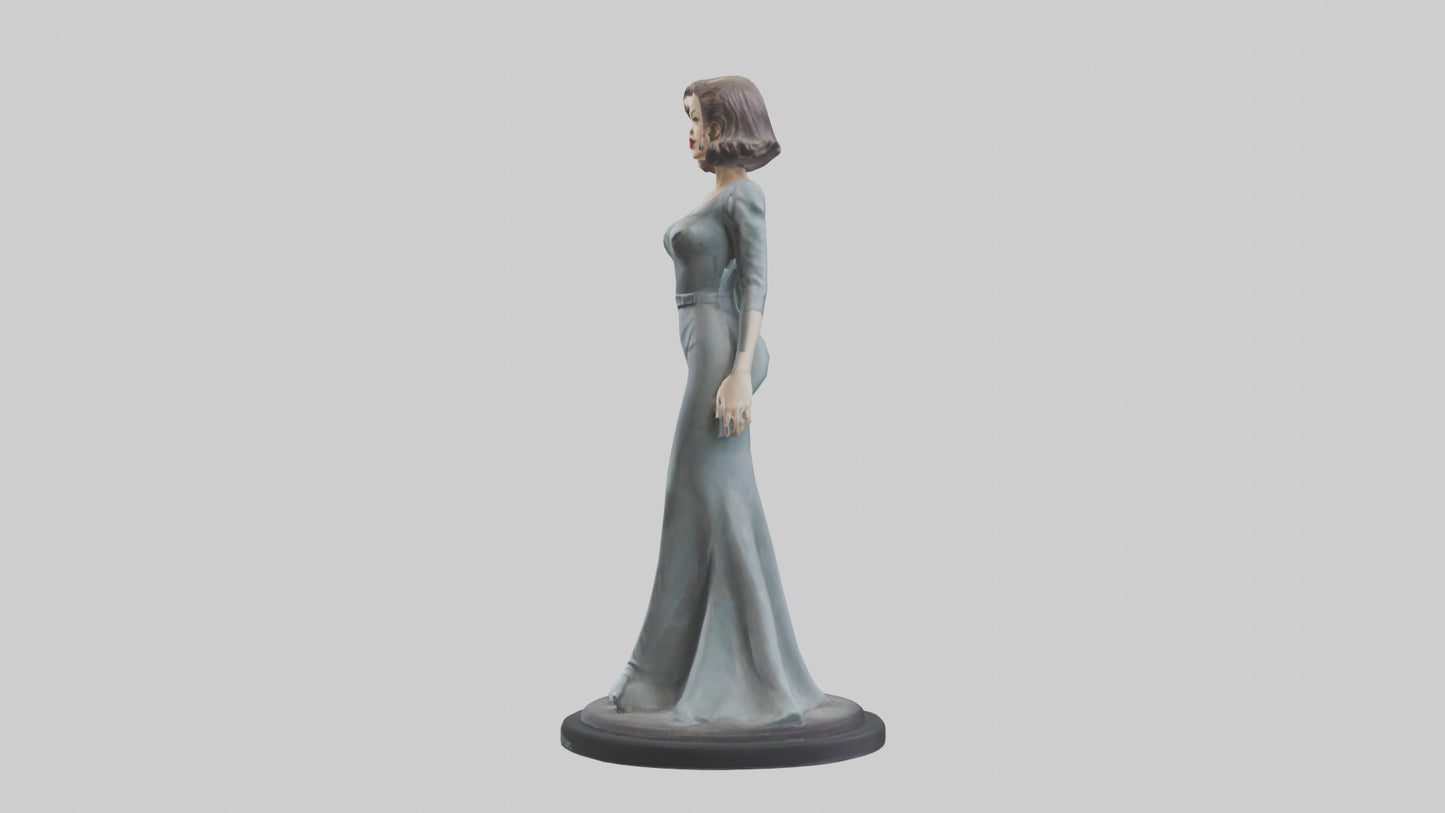 Judy Garland statue model VR / AR / low-poly