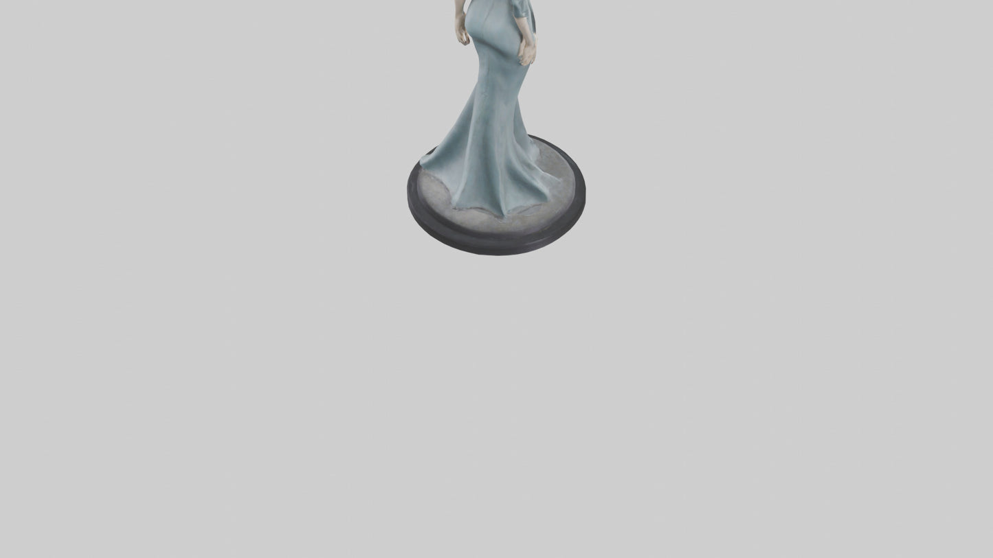 Judy Garland statue model VR / AR / low-poly