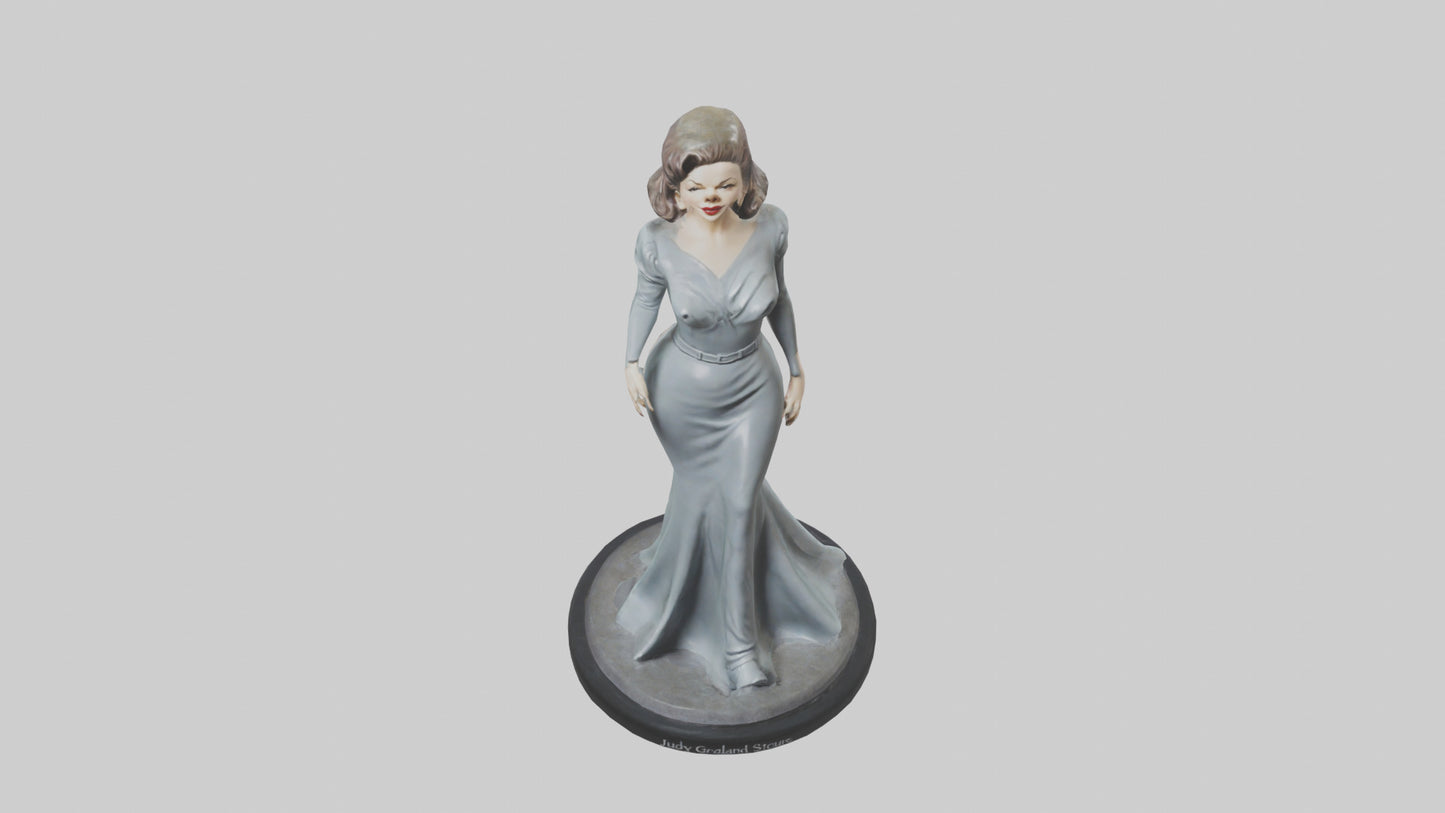 Judy Garland statue model VR / AR / low-poly