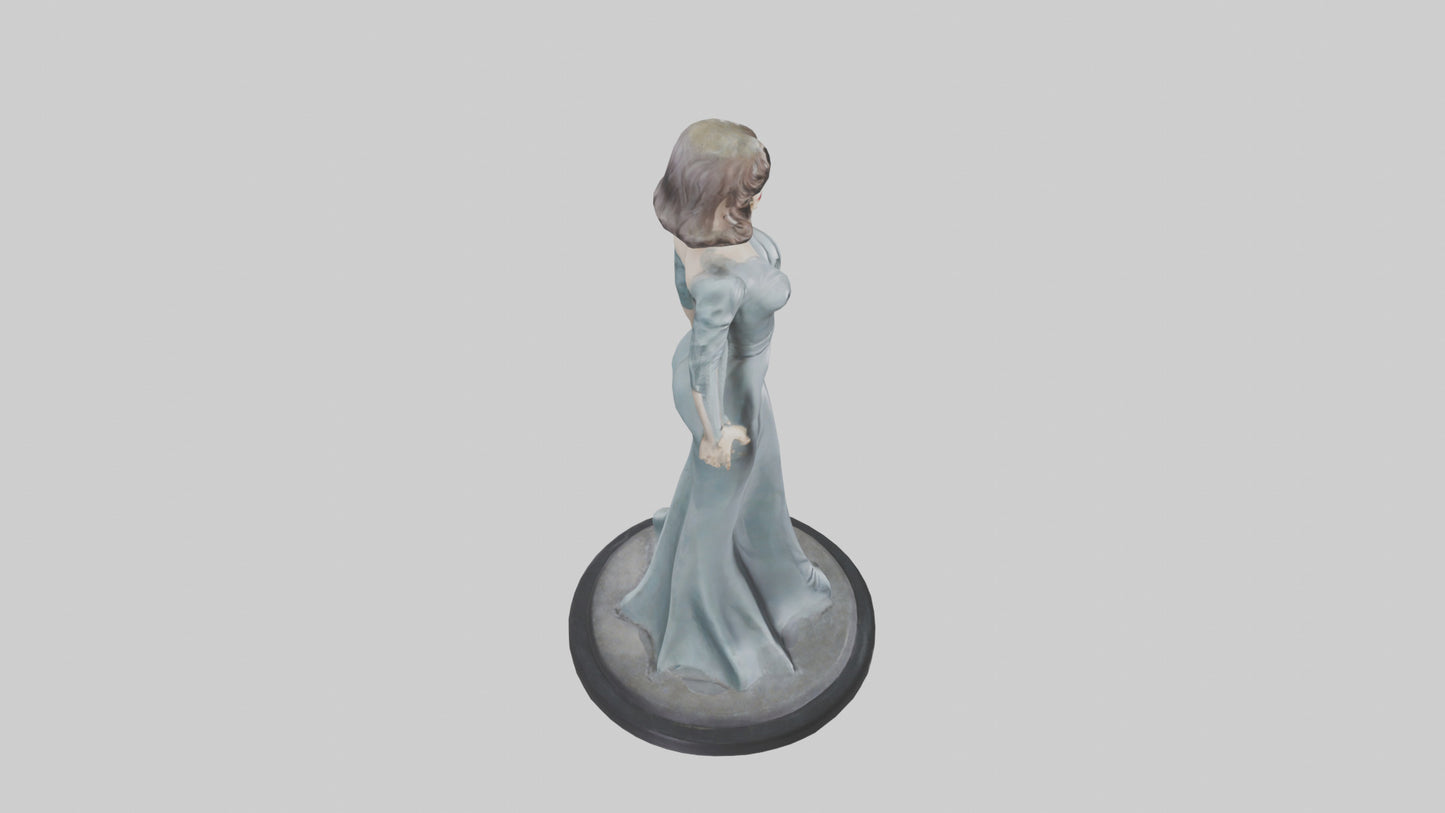 Judy Garland statue model VR / AR / low-poly