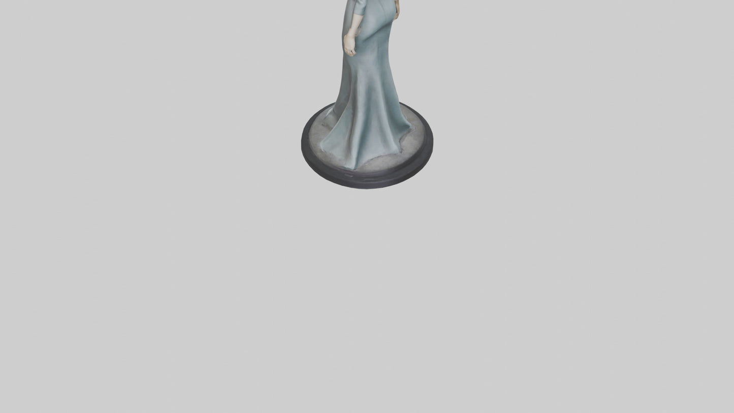 Judy Garland statue model VR / AR / low-poly
