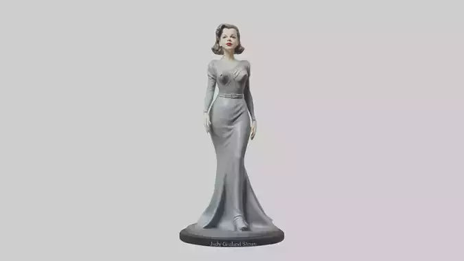 Judy Garland statue model VR / AR / low-poly