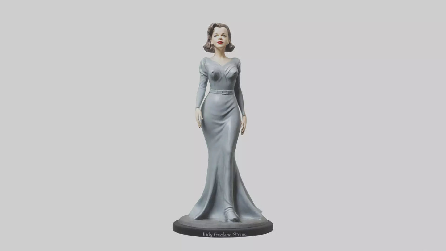 Judy Garland statue model VR / AR / low-poly