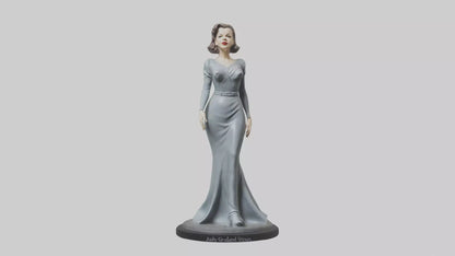 Judy Garland statue model VR / AR / low-poly