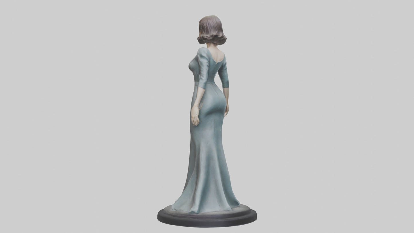 Judy Garland statue model VR / AR / low-poly