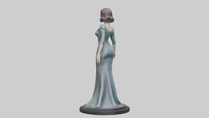 Judy Garland statue model VR / AR / low-poly