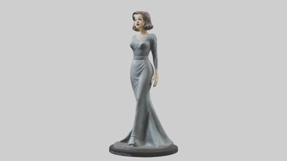 Judy Garland statue model VR / AR / low-poly