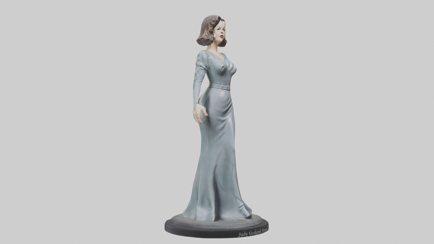 Judy Garland statue model VR / AR / low-poly