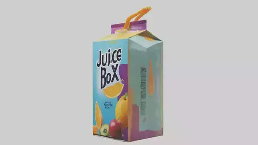 3D model Juice Box model VR / AR / low-poly