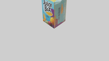 3D model Juice Box model VR / AR / low-poly