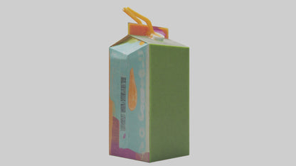 3D model Juice Box model VR / AR / low-poly