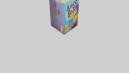 3D model Juice Box model VR / AR / low-poly