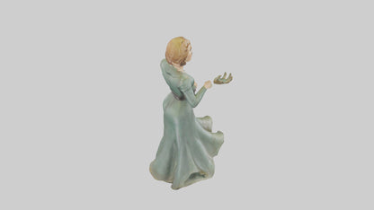 Julie Andrews statue model VR / AR / low-poly