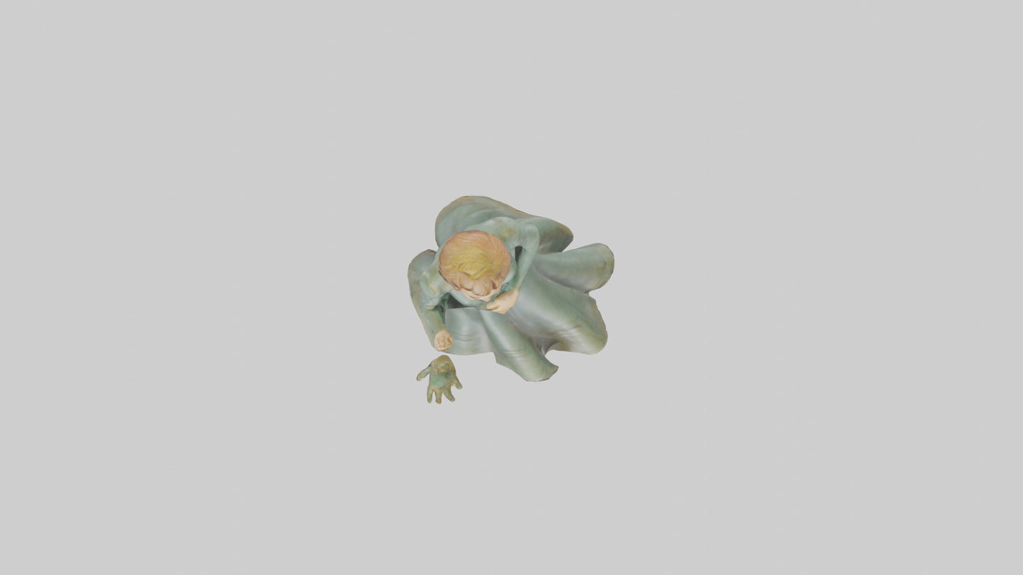 Julie Andrews statue model VR / AR / low-poly