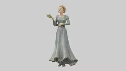 Julie Andrews statue model VR / AR / low-poly