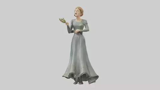 Julie Andrews statue model VR / AR / low-poly