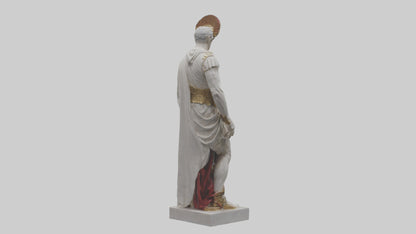 Julius Caesar statue model VR / AR / low-poly