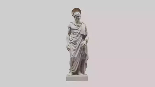 Julius Caesar statue model VR / AR / low-poly