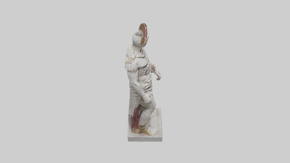 Julius Caesar statue model VR / AR / low-poly