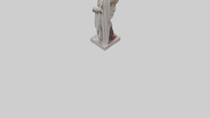 Julius Caesar statue model VR / AR / low-poly