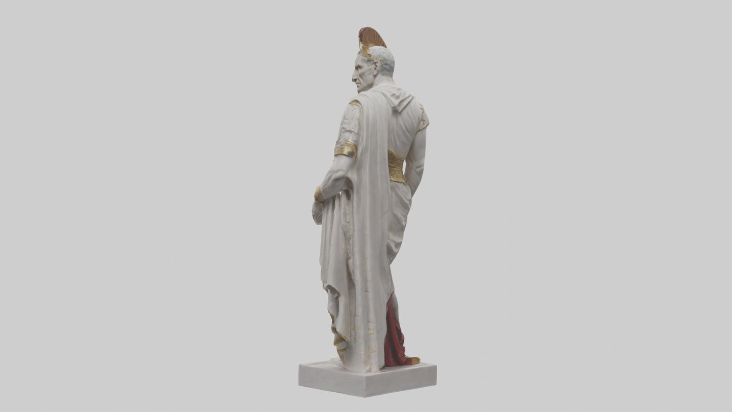 Julius Caesar statue model VR / AR / low-poly