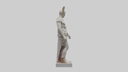 Julius Caesar statue model VR / AR / low-poly