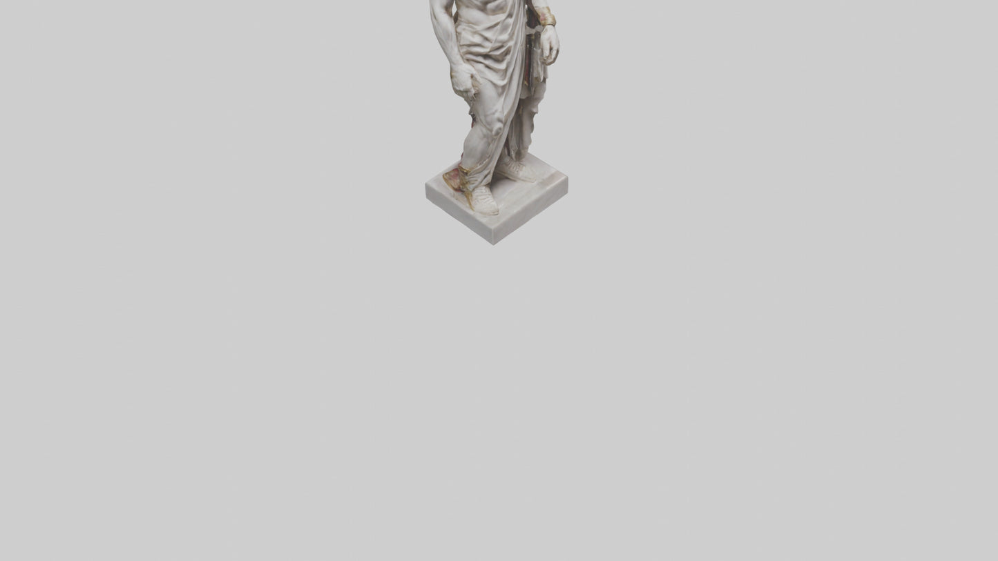 Julius Caesar statue model VR / AR / low-poly