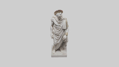 Julius Caesar statue model VR / AR / low-poly