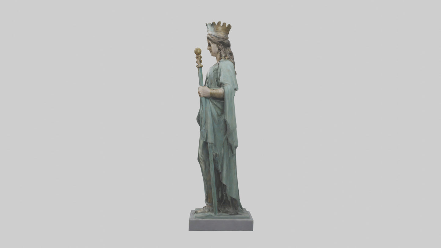 Juno statue model VR / AR / low-poly