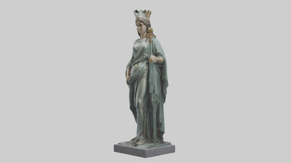 Juno statue model VR / AR / low-poly